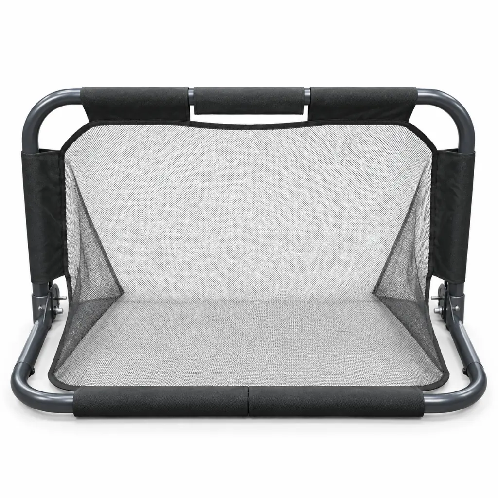Compact folding mini goal, rear view-4.webp