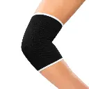 Black elbow support on cropped arm.webp