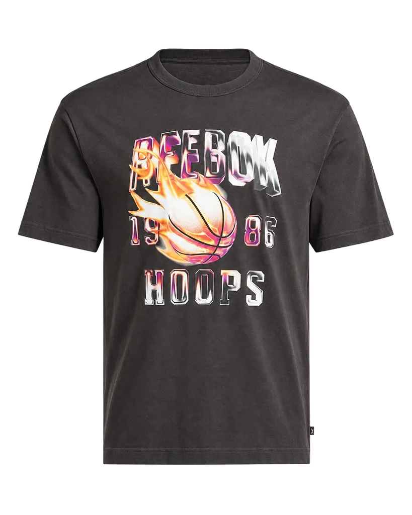 REEBOK MEN GS BASKETBALL ON FIRE TEE