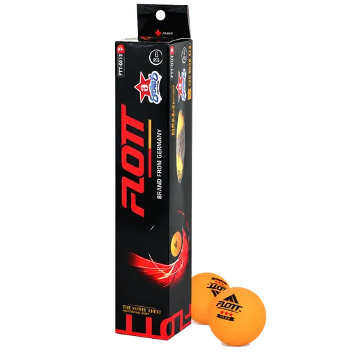 FLOTT TABLE TENNIS BALL 3STAR 6PCS FTT0913